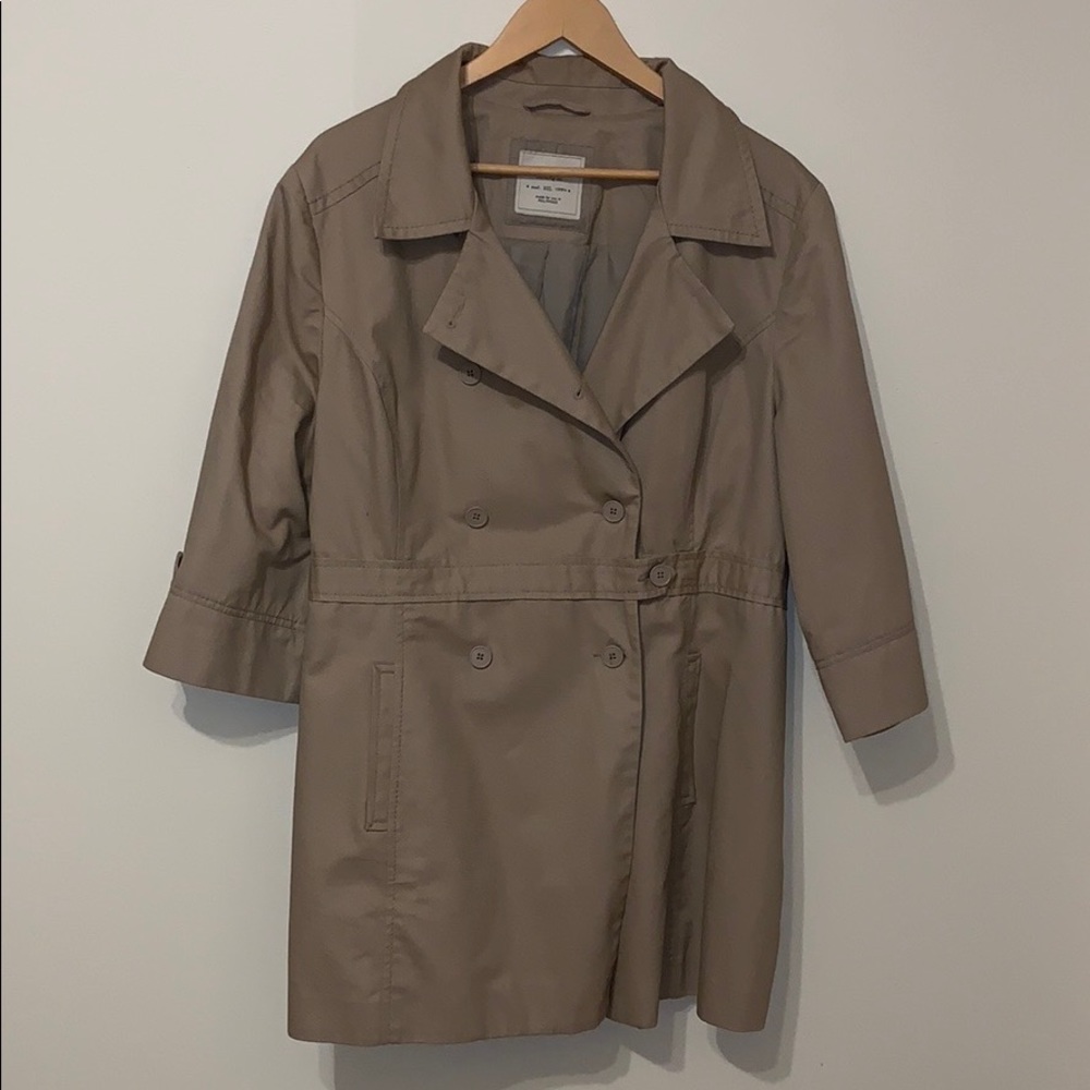 3/4 sleeve trench coat 🧥